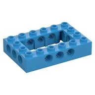 Technic Brick 4 x 6 with 2 x 4 Opening, Dark Azure