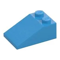 Brick Sloped 33° 3 x 2, Dark Azure