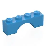 Brick Arch 1 x 4, Dark Azure