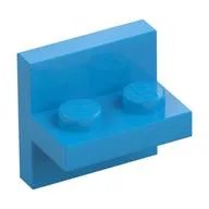 Bracket 2 x 2 with 1 x 2 Vertical Studs, Dark Azure