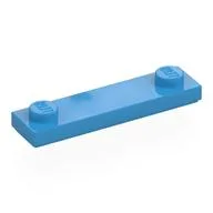 Plate Special 1 x 4 with 2 Studs with Groove [New Underside], Dark Azure