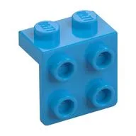 Bracket 1 x 2 - 2 x 2, Dark Azure