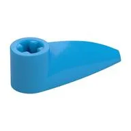 Technic Tooth 1 x 3 with Axle Hole [Hollow Underside], Dark Azure