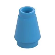 Cone 1 x 1 [Top Groove], Dark Azure