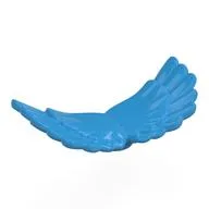 Animal / Creature Body Part, Wings Double Layer with Anti-Stud, Dark Azure