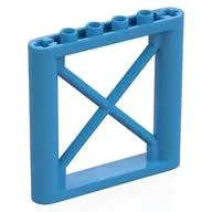 Support 1 x 6 x 5 Girder Rectangular, Dark Azure