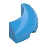 Brick Round Corner 3 x 3 x 1 No Studs, Dark Azure