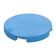 Tile Round 3 x 3, Dark Azure