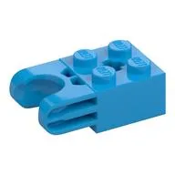 Technic Brick Special 2 x 2 with Ball Socket Wide and Axle Hole, No Arm Holes, Dark Azure