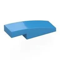 Brick Curved 3 x 1 x 2/3, Dark Azure