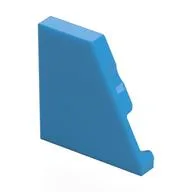 Wedge Tile 2 x 2 Right, Dark Azure