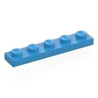 Plate 1 x 5, Dark Azure