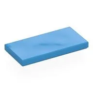 Tile 2 x 4 with Groove, Dark Azure