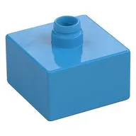 Duplo Turntable / Cannon Base 2 x 2, Dark Azure