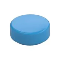 Tile Round 1 x 1, Dark Azure