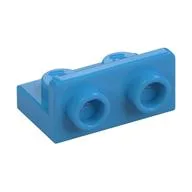 Bracket 1 x 2 - 1 x 2 Inverted, Dark Azure