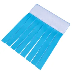 Curtain, Carwash, Strips, Medium Azure