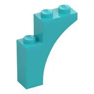 Brick Arch 1 x 3 x 3 [Gothic], Medium Azure