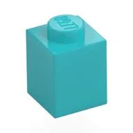 Brick 1 x 1, Medium Azure