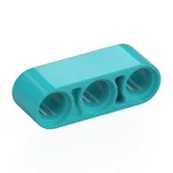 Technic Beam 1 x 3 Thick, Medium Azure