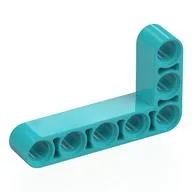 Technic Beam 3 x 5 L-Shape Thick, Medium Azure