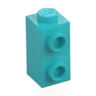 Brick Special 1 x 1 x 1 2/3 with Studs on 1 Side, Medium Azure