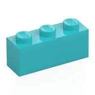 Brick 1 x 3, Medium Azure