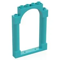Panel 1 x 6 x 7 with 2 Columns and Arch, Medium Azure