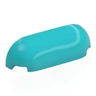 Brick Round, Curved Triple 1 x 4 x 1, Medium Azure
