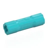 Technic Driving Ring Connector Smooth [2 rounded and 2 flat side walls], Medium Azure