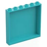 Panel 1 x 6 x 5, Medium Azure