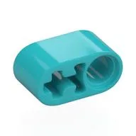 Technic Beam 1 x 2 Thick with Pin Hole and Axle Hole, Medium Azure