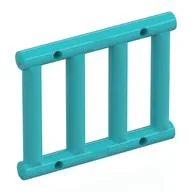 Bar 1 x 4 x 3 [End Tabs], Medium Azure