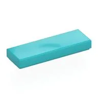 Tile 1 x 3, Medium Azure