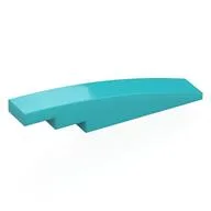 Brick Curved 1 x 6, Medium Azure