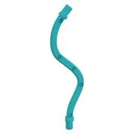 Cable, Curved Flexible with Bars on Each End, Medium Azure