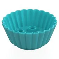 Duplo Cupcake / Muffin Cup with 2 x 2 Studs, Medium Azure