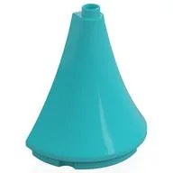Duplo Building Roof Spire Half 4.5 x 2 x 4, Medium Azure