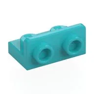 Bracket 1 x 2 - 1 x 2 Inverted, Medium Azure