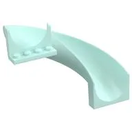 Slide Curved 180°, Light Aqua