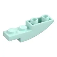 Brick Curved Inverted 4 x 1, Light Aqua