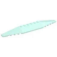 Brick Wedged, Sloped 2 x 16 Triple, Light Aqua