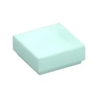 Tile 1 x 1 with Groove, Light Aqua