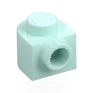 Plate Special 1 x 1 x 2/3 Half Round with Side Stud, Light Aqua