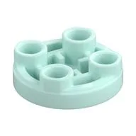 Tile Special Round 2 x 2 Inverted, Light Aqua
