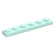 Plate 1 x 6, Light Aqua