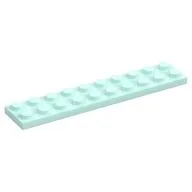 Plate 2 x 10, Light Aqua
