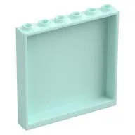 Panel 1 x 6 x 5, Light Aqua