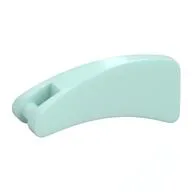 Animal Body Part, Fin 2 x4 with Handle, Light Aqua