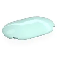 Brick Round, Curved 4 x 6 x 2/3, Light Aqua